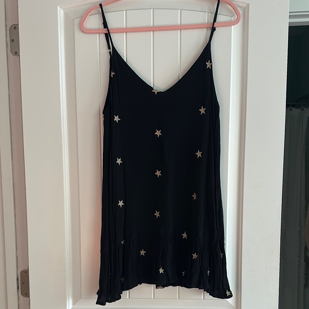 fab'rik Black Embellished Camisole Top